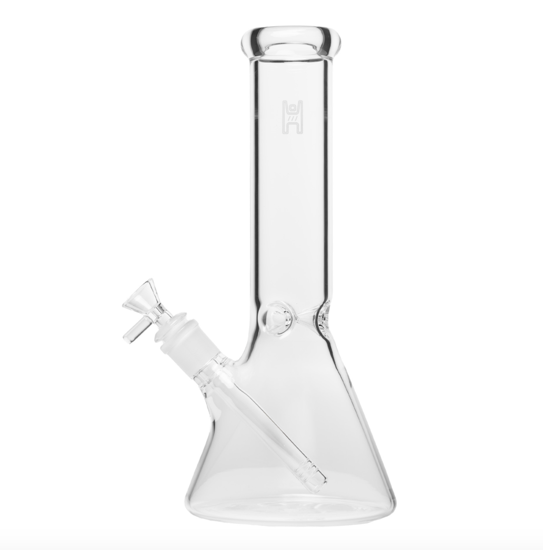 Human Grade 12” Beaker Water Pipe / Clear *ATX Online